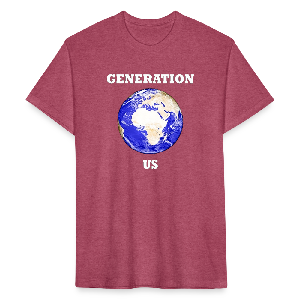 Generation US Unisex T-Shirt - heather burgundy