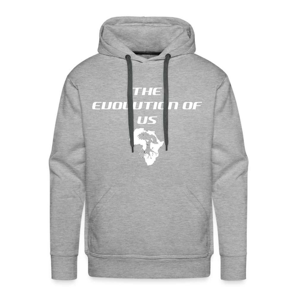 Afro Evolution Premium Hoodie - heather grey