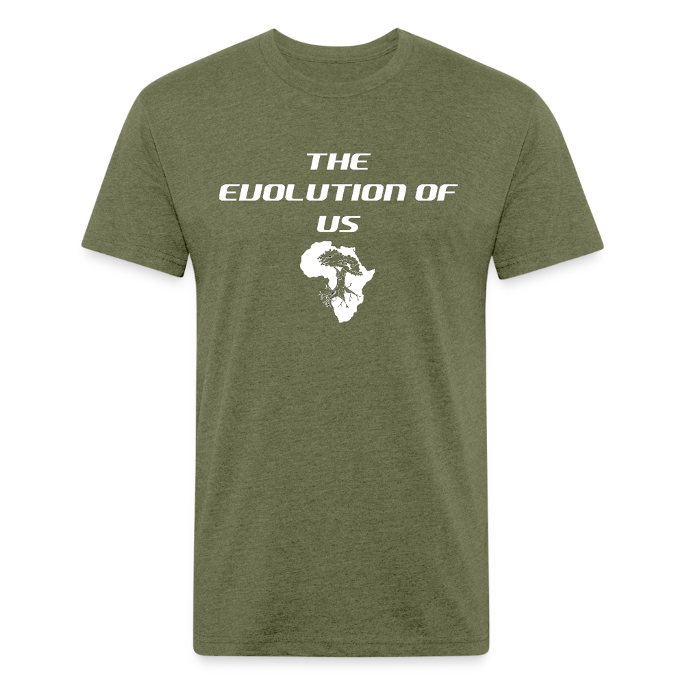 Afro Evolution T-Shirt - heather military green