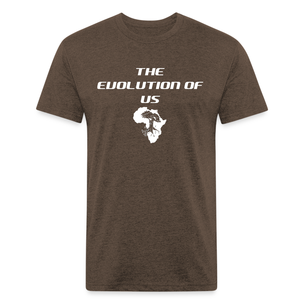 Afro Evolution T-Shirt - heather espresso