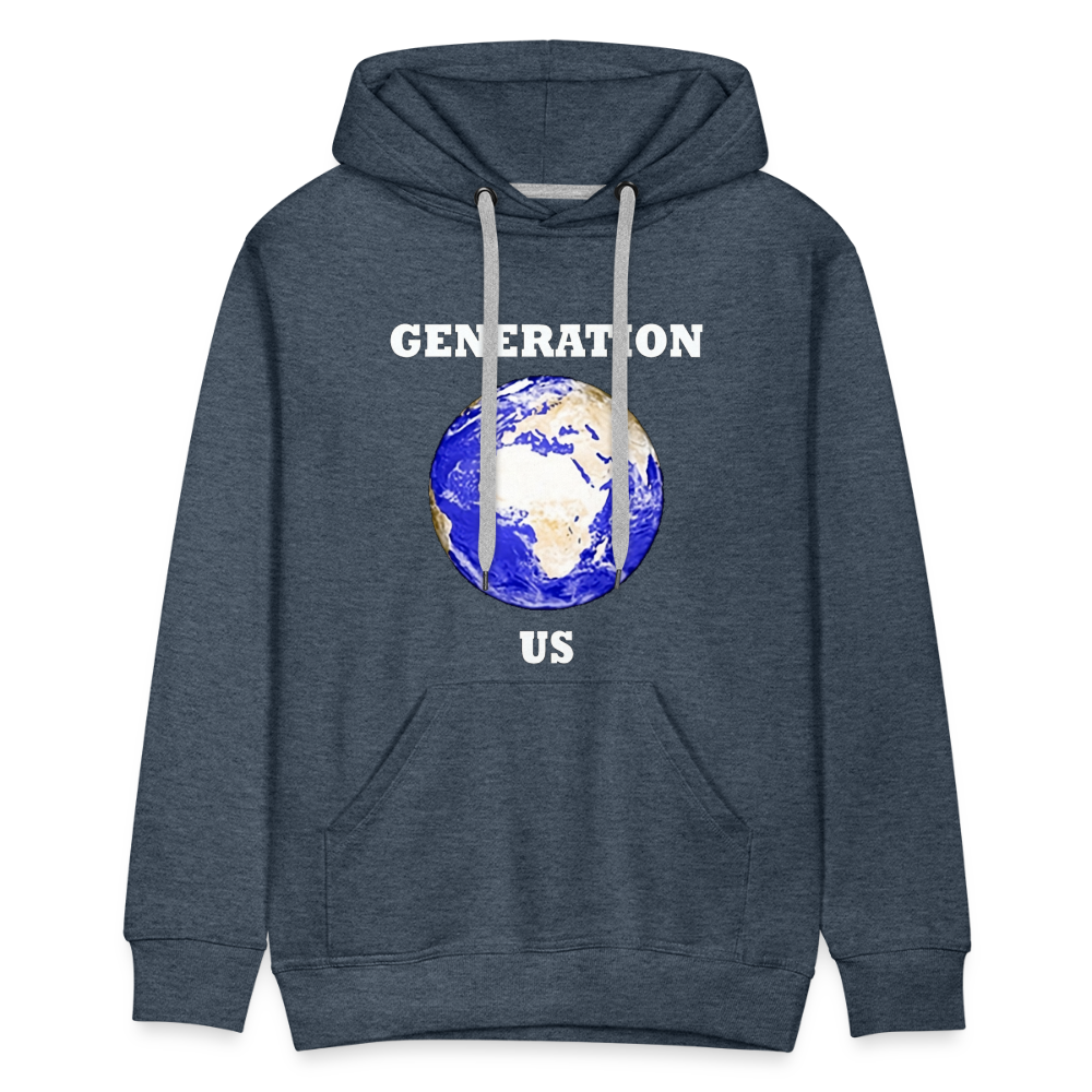 Generation us Unisex Premium Hoodie - heather denim